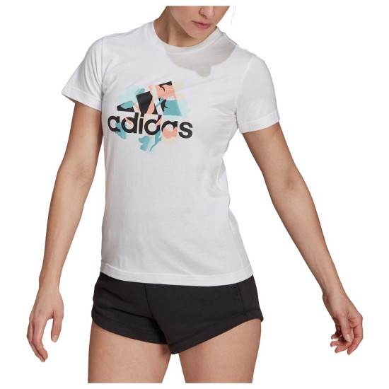 Adidas Γυναικεία κοντομάνικη μπλούζα Floral Graphic Tee
